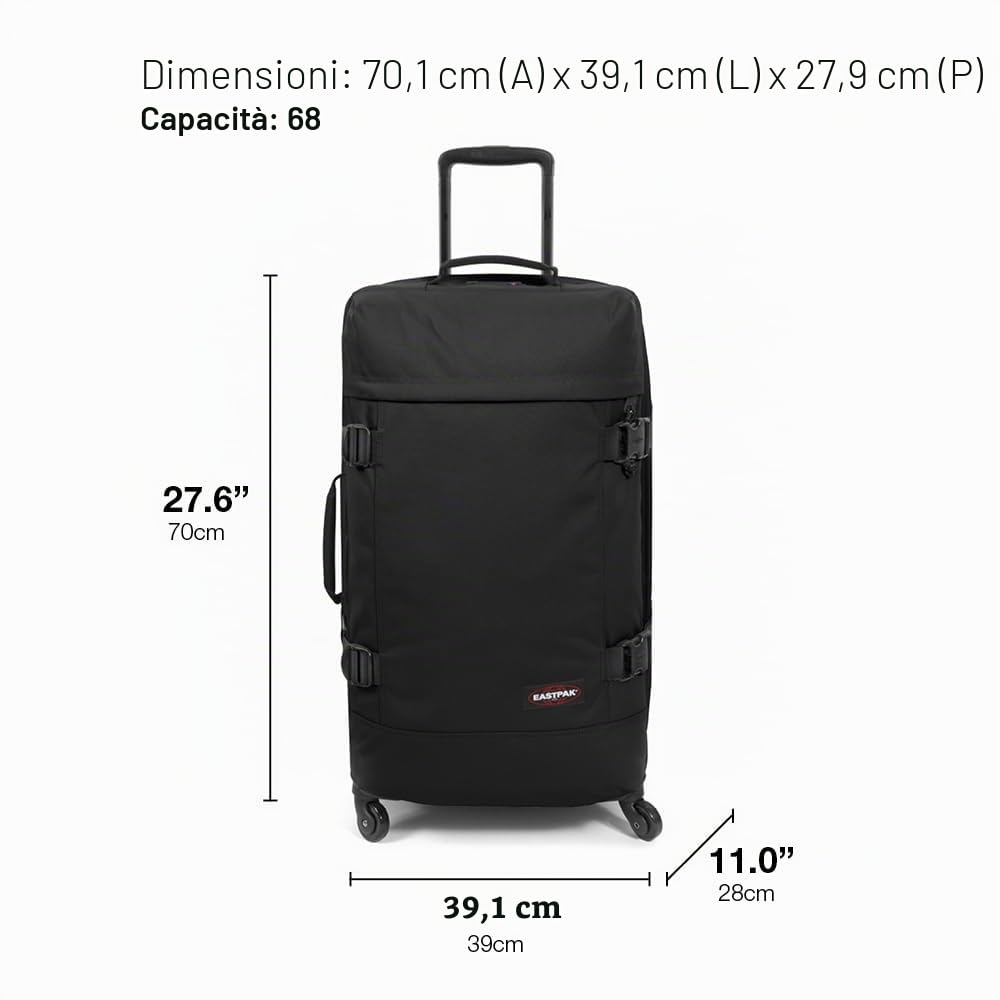 Eastpak TRANS4 M Valigia, 70 x 39 x 28 cm, 68 L - Ultra Marine (Blu)