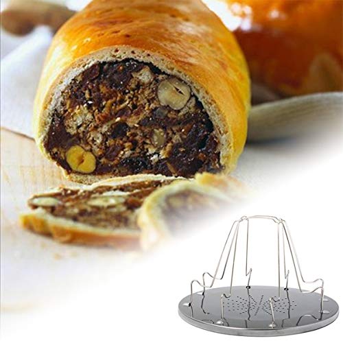 NCONCO Rack de torradas de aço inoxidável dobrável portátil para assar pães para acampamento ao ar l
