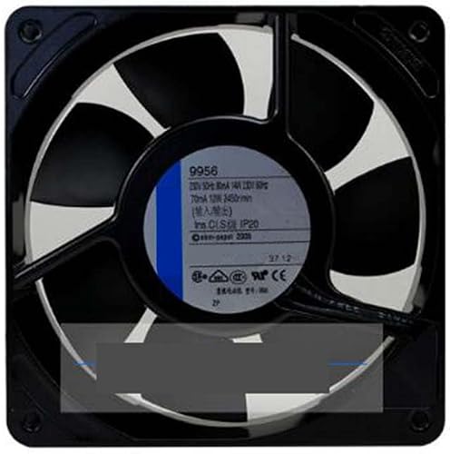 120mm 9956 230Vac 14W 2 Pins Cabinet Power Cooling Fan 120x1