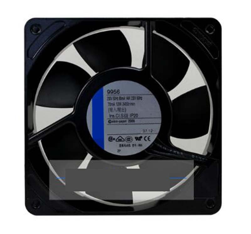 Ventilateur de refroidissement 120mm silencieux 230V CA 14W 9956
