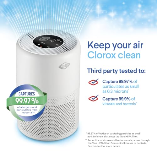 Clorox Small Room Turbo Air Purifiers for Home With True HEPA Filter - image 3