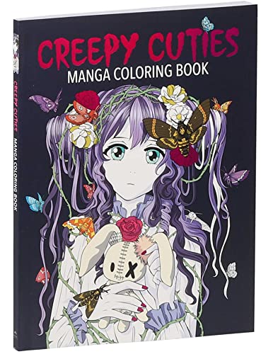 Desti Creepy Cuties Manga Coloring Book thumb #1