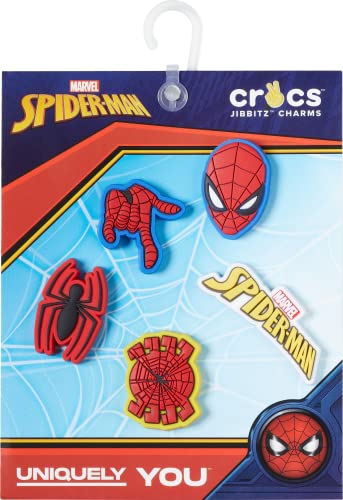 Image of Crocs Jibbitz Shoe Charms - Spider-Man Marvel 5 Pack