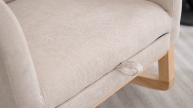 Sillón Mecedor Ergonomico Plegable Blanco miniatura 7
