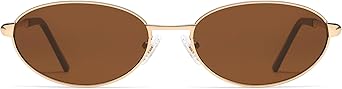 Retro Oval Sunglasses for Women Mens with Spring Hinge Sunnies AP3696