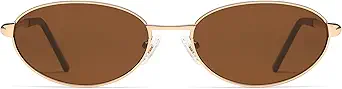 Retro Oval Sunglasses for Women Mens with Spring Hinge Sunnies AP3696