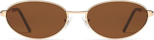 Retro Oval Sunglasses for Women Mens with Spring Hinge Sunnies AP3696