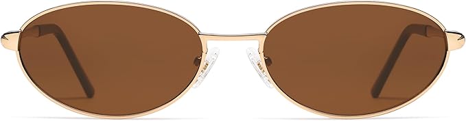 Retro Oval Sunglasses for Women Mens with Spring Hinge Sunnies AP3696