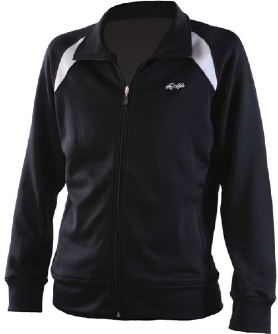 DolfinSwimwear Warm-Up Jacket - 791 Black/White, Large