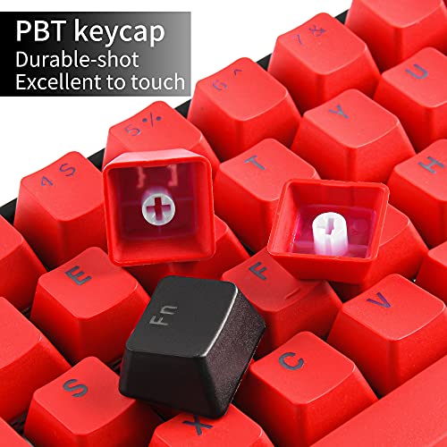 Image of GTSP Gk61 SK61 60% Mechanical Keyboard, Custom Hot Swappable 60 Percent Gaming Keyboard with RGB Backlit, NKRO, Water-Resistant, Type-C Cable for Win /PC /Mac (Gateron Optical Yellow, Milan)