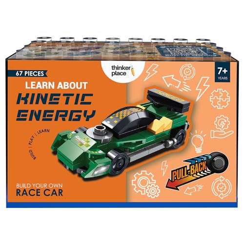 Image of STEM Racing Car Pull Back Building Blocks Set (67Pcs) | DIY Speed Car Toy for Kids 6+ Years (Boys & Girls) | Friction Powered Racing Toy | Creativity & Motor Skills Development