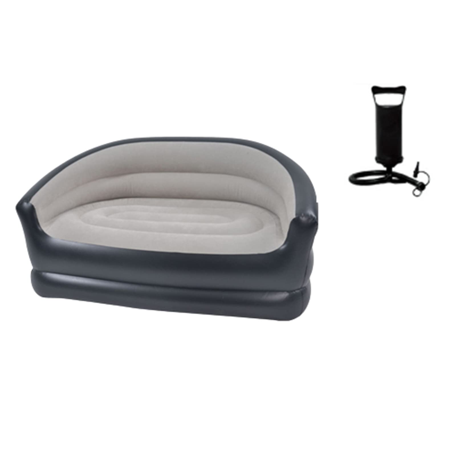 BRACK DOC エアソファ エアー ソファー アウトドア エアーソファー 1人 空気入れ付き