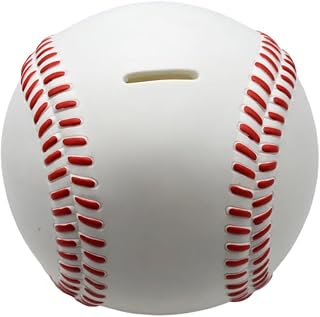Simulation Baseball Piggy Bank Vinyl Deposit Bank Large Capacity Savings Money Bank Birthday Desktop Ornament