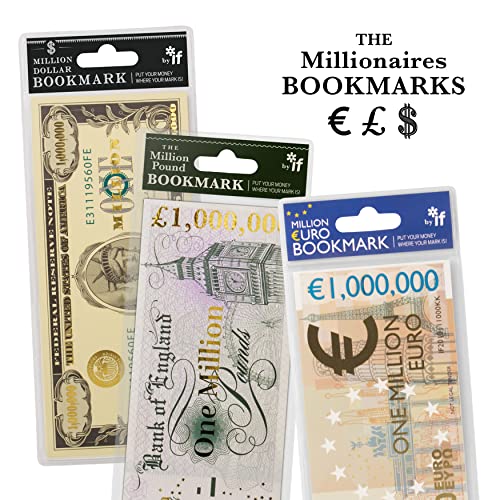 If The Millionaire's Bookmark - Million Euro Bookmark, Multi, (35703) #TOP4