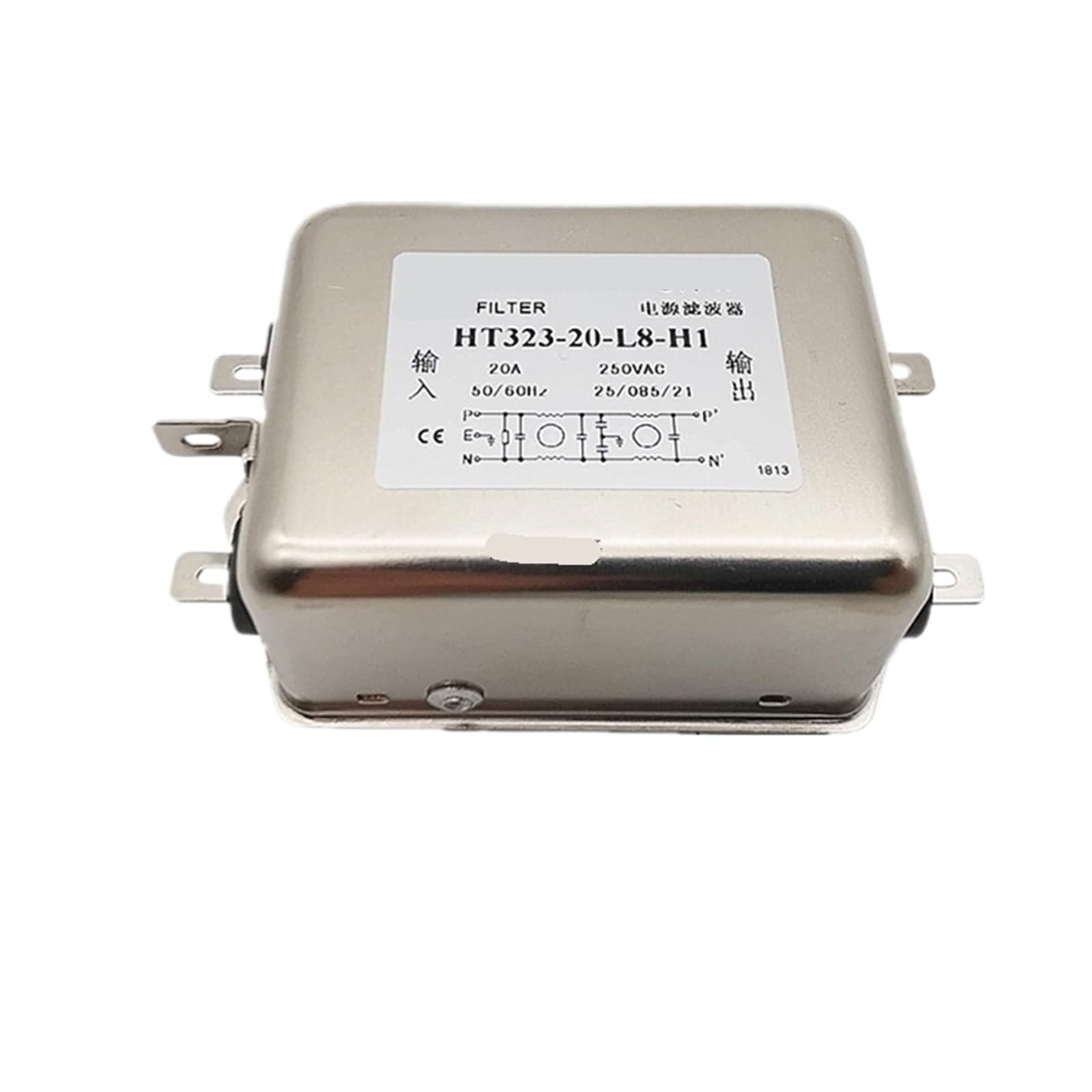 Filtre d'alimentation HT323 contre les bruits électromagnétiques 20 A