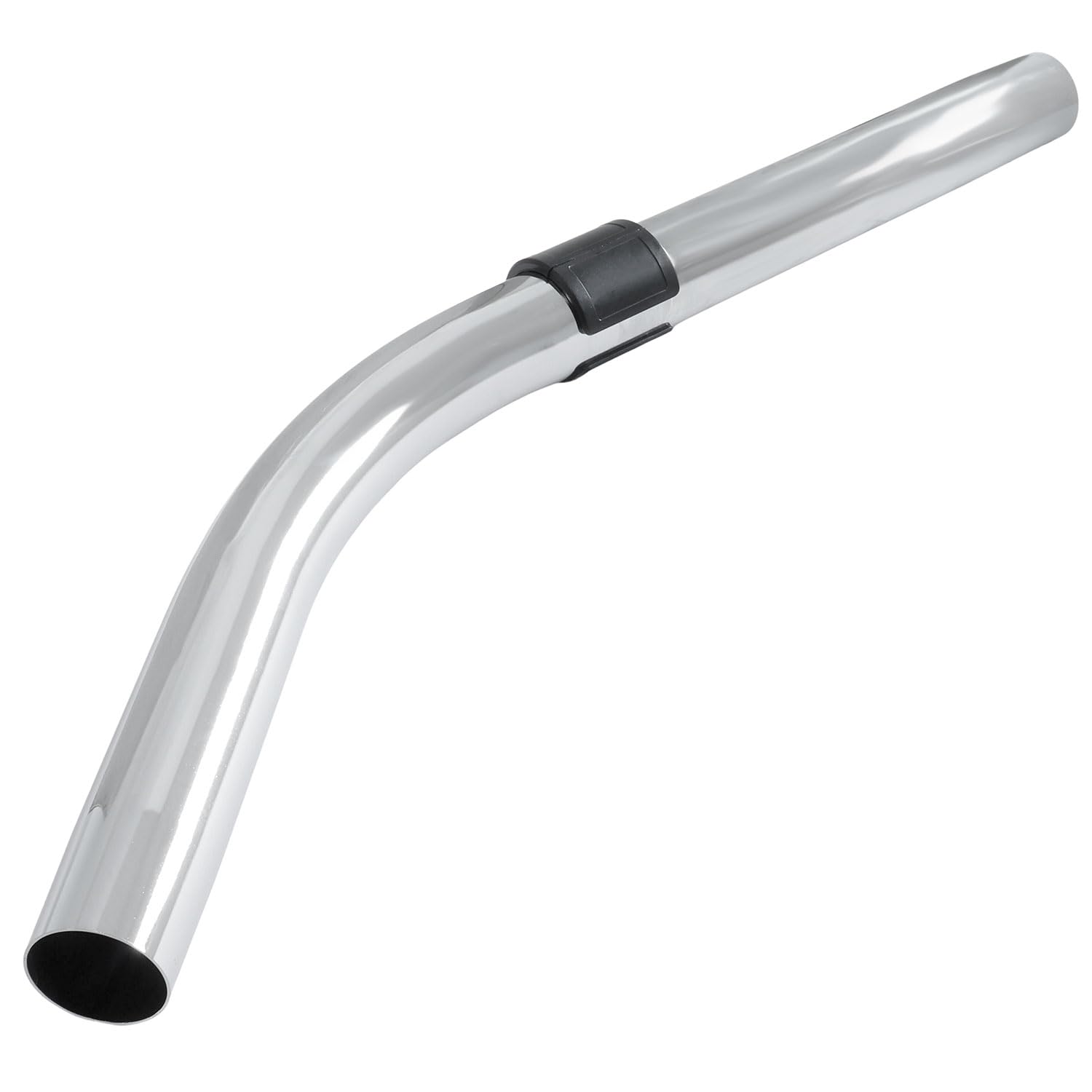 Reliapart Original Chromed Stainless Steel 32Mm Friction-Fit Bent End With Air Valve Compatible For Numatic Henry Hetty Charles Harry Hvr200 Hvr160 Het160 Cvc370 Hhr200 Hxv200 Vacuum Hose Handle Replacement