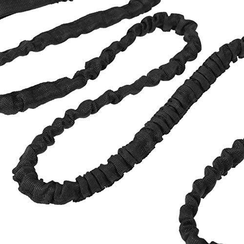 KKmoon Trela ​​de caiaque de 1,5 m Elastic Paddle Vara de pesca Corda de segurança com mosquetão Ace