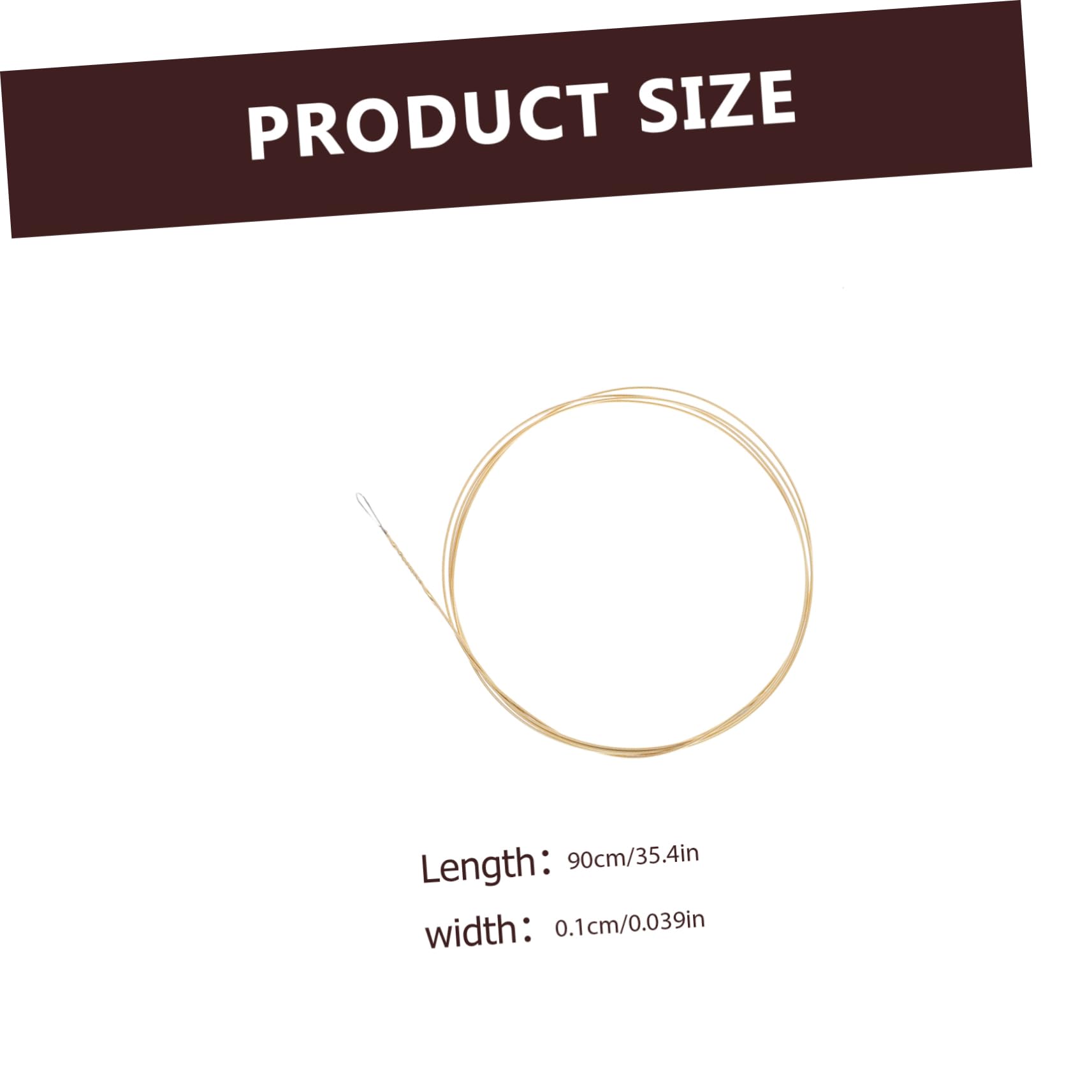 SUPVOX 1 Set Sturdy Four String Banjo Strings Durable Replacement Music Wire for Enhanced Sound and Easy Playability Banjo Accessories for Musicians