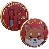 SHIB Commemorative Coin Gold Plated SHIB Coin 2021 Limited Edition Collectible Coin with Protective...