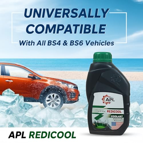 Image of Redicool Radiator Coolant - Heavy Duty Engine Coolant for Cars, Bikes & Commercial Vehicles Concentrated Advanced Formula 1 Litre