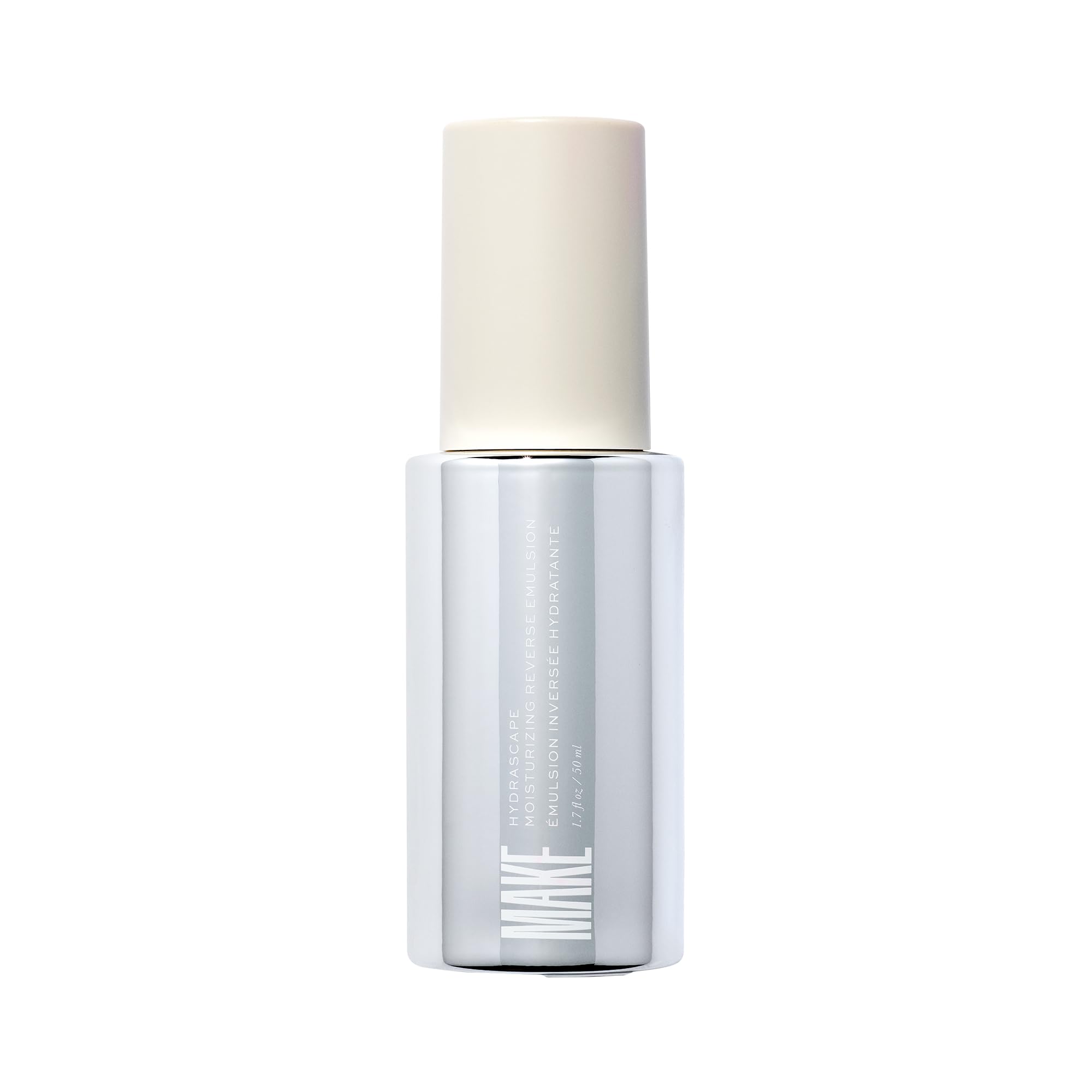 MAKE Beauty Hydrascape - Reverse Emulsion Hydrating Ceramide Face Moisturizer for Plump, Glowing Skin. Lightweight Antioxidant Lotion Serum for Dry