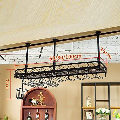Soporte para botellas LaseVe 80x25x32cm negro miniatura 2