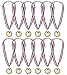 Juvale 6 Pack Gold Winner Medals with American Flag and Ribbon for Sports Competitions and Tournaments, 2.7 Inch Medal with 15 Inch Ribbon