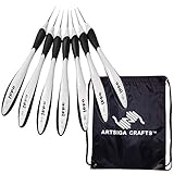 addi Knitting Needles Crochet Hook Swing Fine Set Bundle with 1 Artsiga Crafts Project Bag