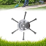 Steel Wire Grass Trimmer Head - 2025 Upgrade String Trimmer Replacement Head, 6 Inches Universal Steel Wire Weed Trimmer Head for Electric & Cordless String Trimmers, Weed Eater (1, 6 Blades)
