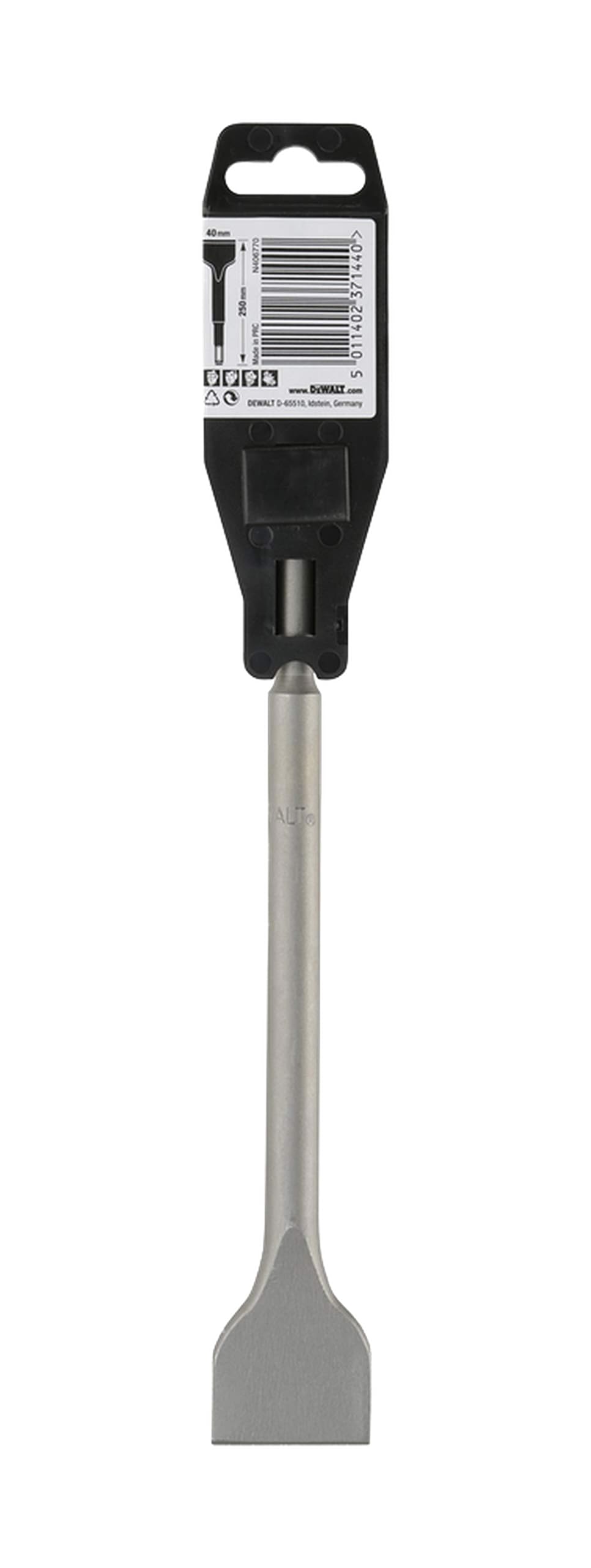 DeWalt DT6803-QZ Scalpello SDS Plus, a Spatola, 22 x 250 mm, Multicolore, Spade 40mm