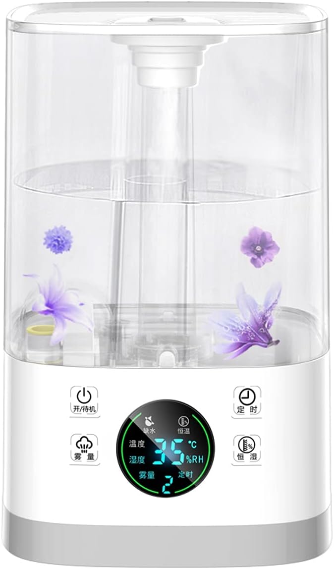 Cool Mist Humidifier - Lasts Up Hours Whisper-Quiet Overnight Operation Easy-Fill Tank Auto Safety Shut-Off Cool Mist Humidifier