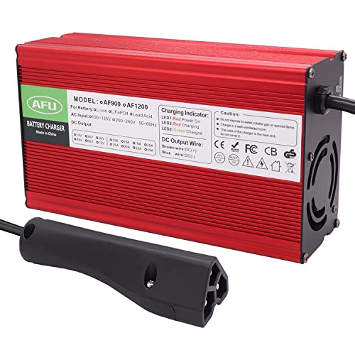 48V 15 AMP Golf Cart Battery Charger Compatible with 48 Volt Yamaha G19 - G22 Models/RXV Plug/Yamaha G29 Plug (AF900-4815-RXV)