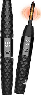 Heated Eyelash Curlers, Electric Eyelash Curlers, Rechargeable Lash Curler with Eyelash Comb for Makeup Natural Curling Eye Lashes and 24 Hours Long Lasting