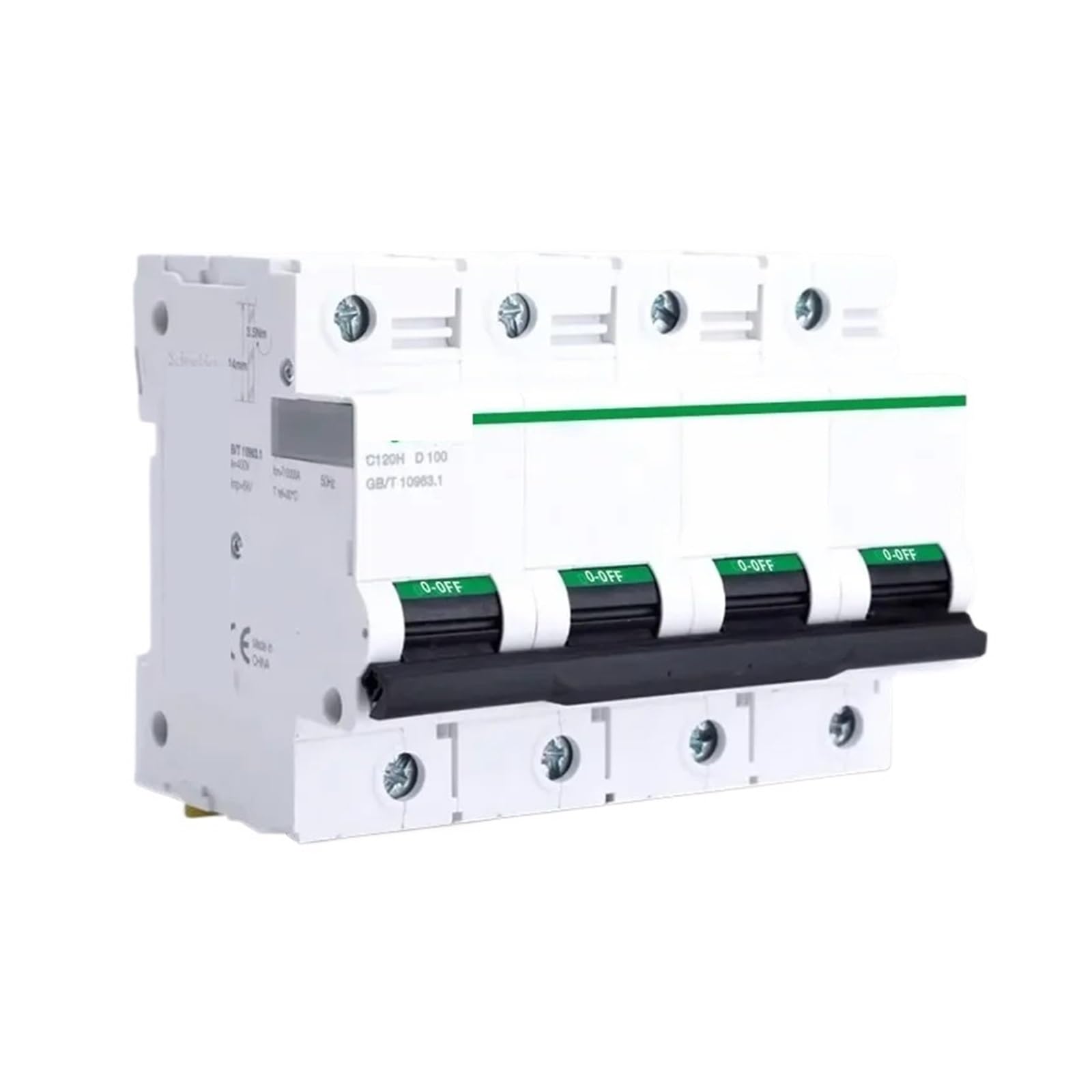 BALYDLUL C120H Breaker 63a 80a 100a 125a 1P 2P 3P 4P Type C/Type D(1P,80A)