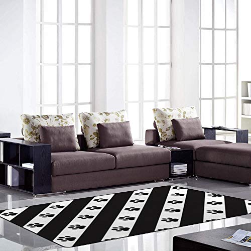 Tapis de sol Ruchen grand format : protégez vos parquets avec style et velours corail - 4