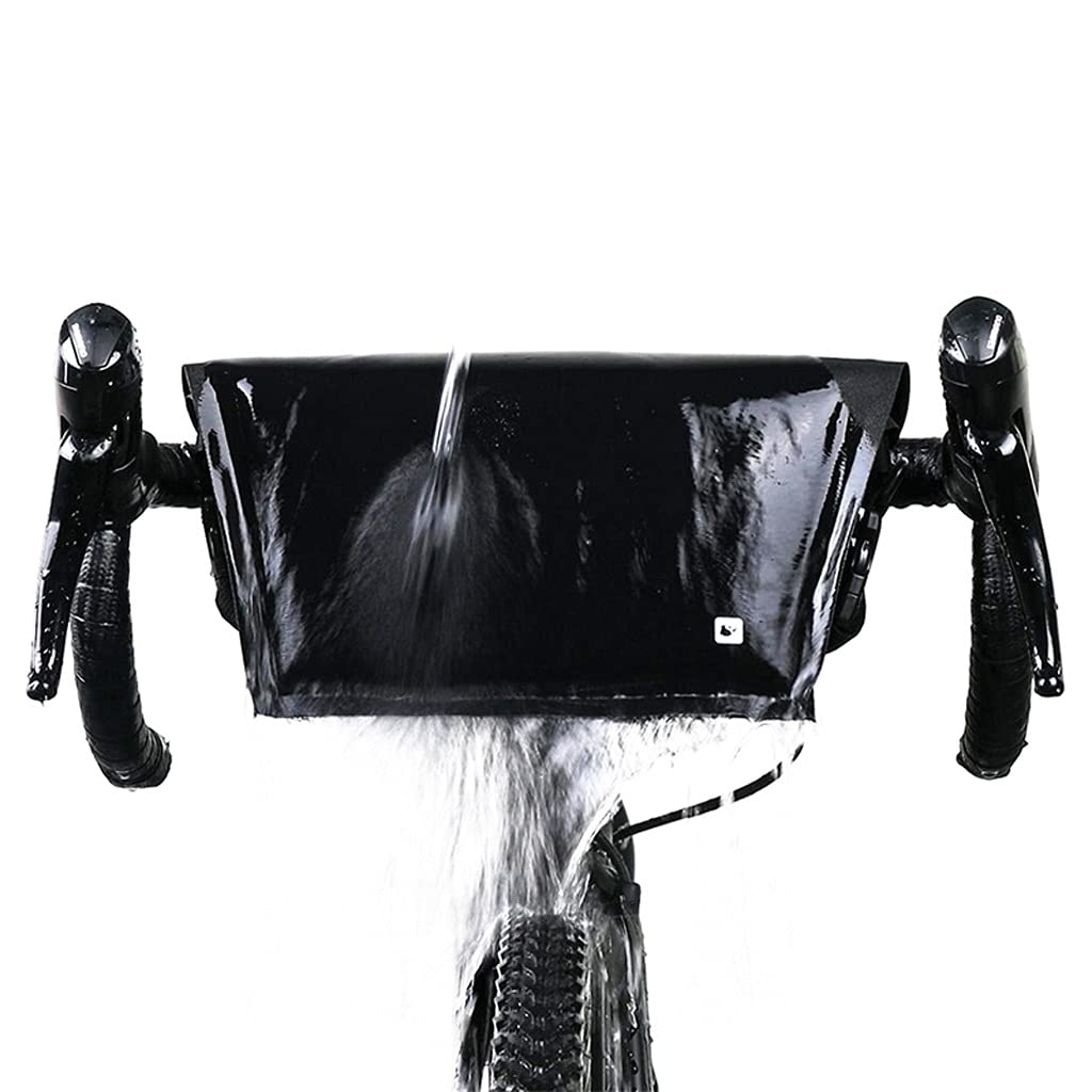 Bolsa Delantera para Manillar de Bicicleta, para Coche de Alquiler, para teléfono móvil, Equipamiento para Ciclistas (Color: Negro)