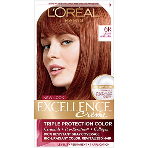 L'Oreal Paris Excellence Creme, 6R Light Auburn