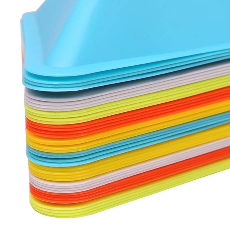 Plastikowe stożki sportowe 20 40 szt. Trójkątne treningowe do gry w piłkę nożną zwinności na świeżym powietrzu(40pcs)