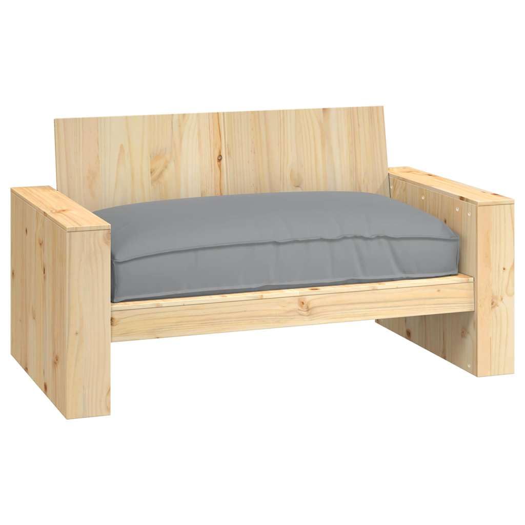 Cuscino da Giardino e Salotto Grigio 120 x 80 x 12 cm Oxford | Imbottitura morbida in polipropilene per patio, salotto e terrazzo. Struttura versatile per massimo relax quotidiano.