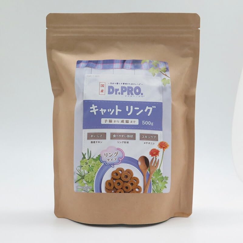 ニチドウ　Dr.PRO キャットリング　ドライフード 2kg 5袋セット　期限長 Amazon.co.jp: ニチドウ Dr.PRO. キャットリング 500g 猫用フード
