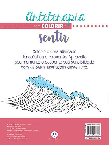 Arteterapia para colorir e sentir