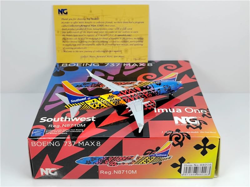 Amazon.com: ACE HOBBY NG Models Southwest for Boeing B737MAX8
