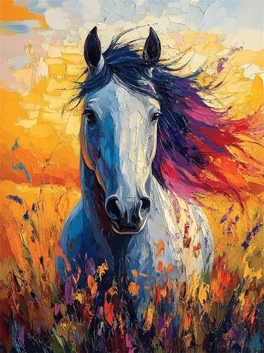 Peinture par numéro adulte sans plis grâce à la toile infroissable 40x50