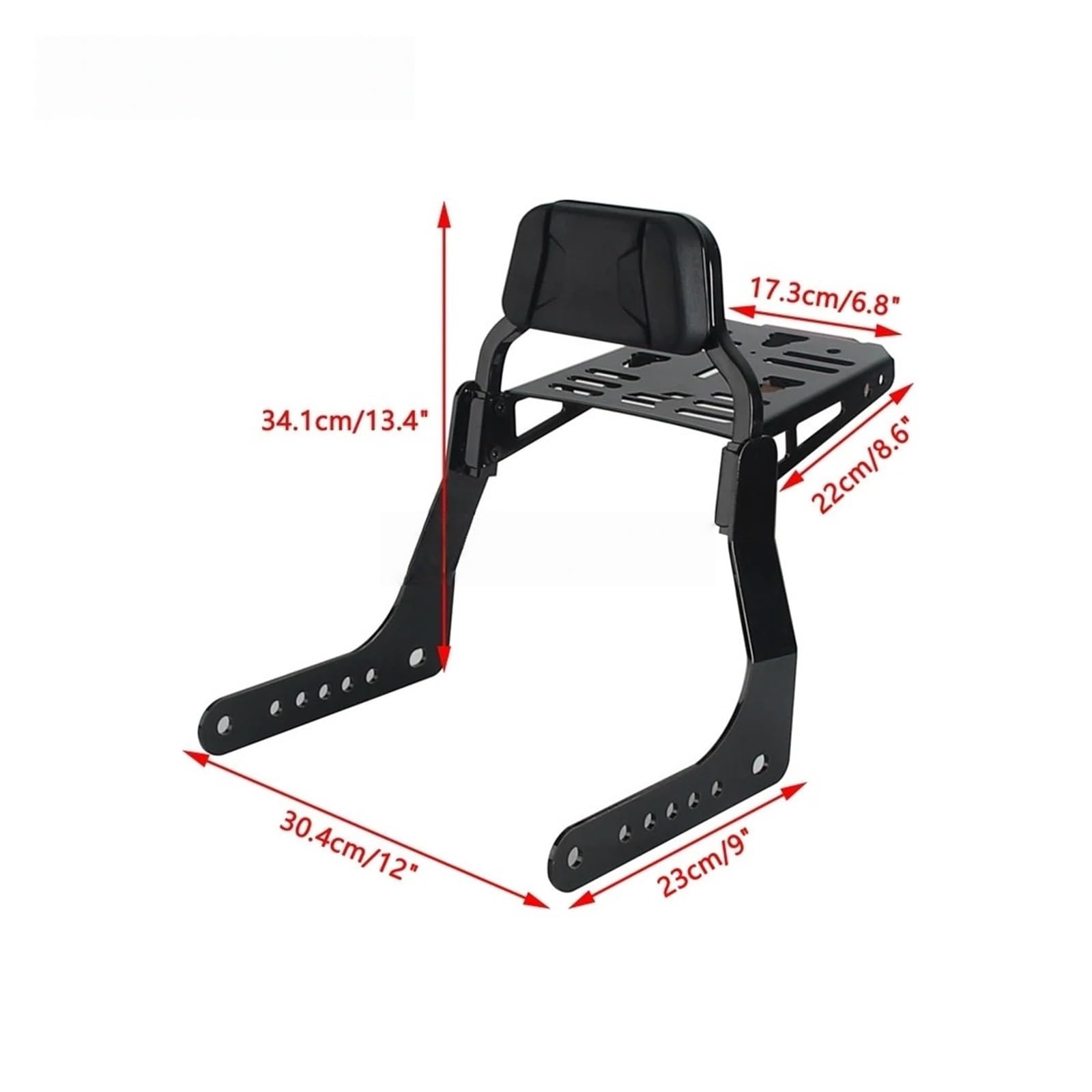 Zdejmowane oparcie Poduszka oparcia pasażera motoc Pasuje do Harley Softail Low Rider S FXLRS 2020-2025 oparcie motocykla zdejmowana barierka bagażowa Sissy Bar(Chrome)