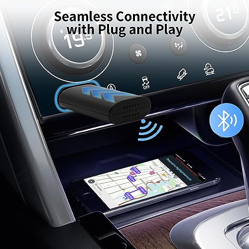 5.0 Wireless CarPlay Adapter,2024 Newest Wireless Carplay Adapter Dongle,5GHz WiFi Bluetooth, Plug & Play, Online Update, CarPlay Wireless Adapter for iPhone iOS & Factory Wired CarPlay Cars - Image 5