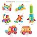 Teytoy 100 Pcs Bristle Shape Building Blocks Toy Set for toddlers Kids