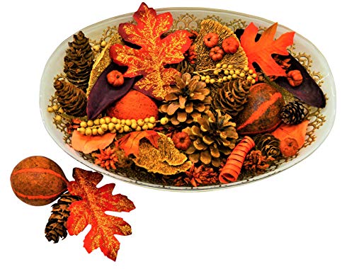 image for EMNE HOME Spiced Pumpkin Potpourri | Autumn Fall Festival Colors and P
