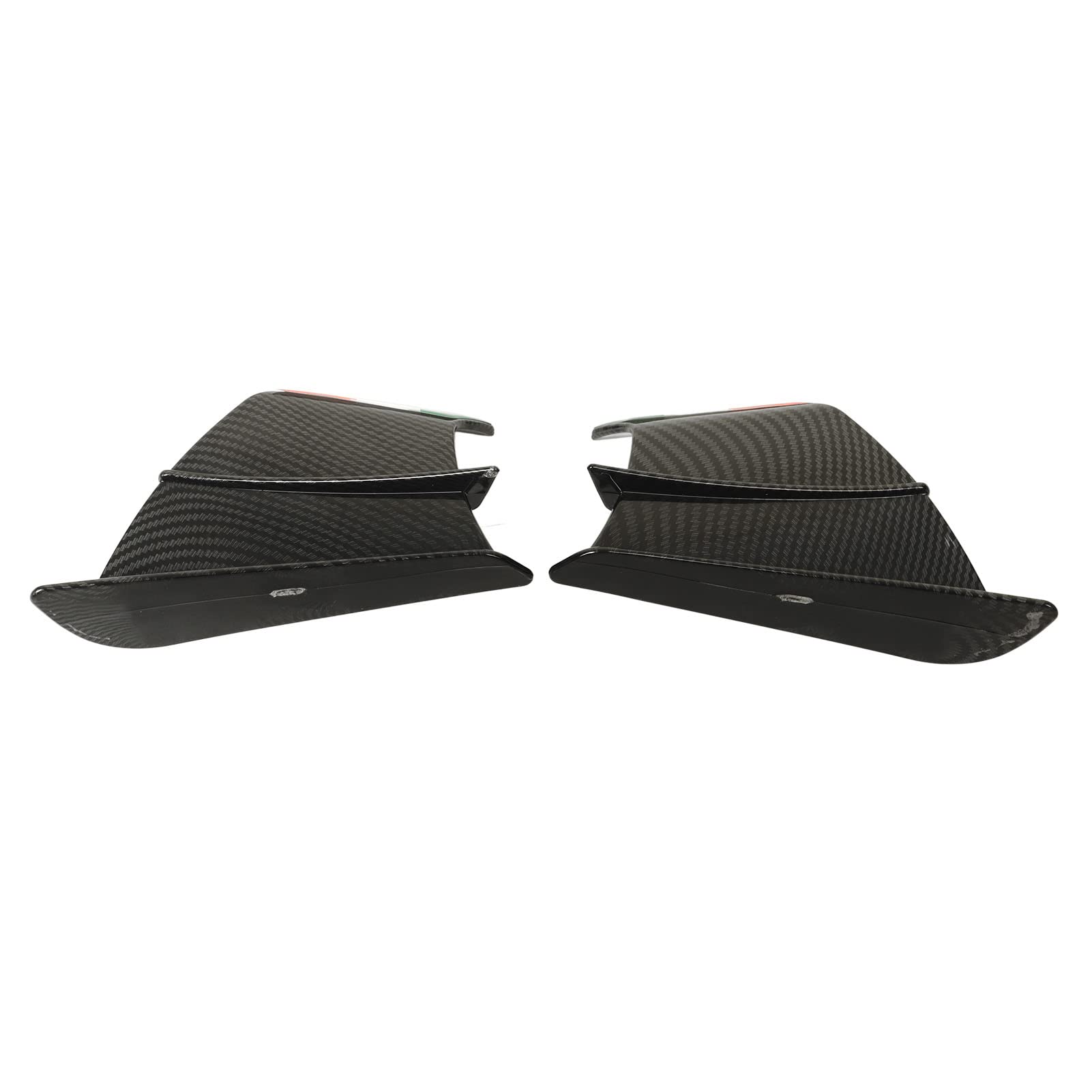 Paire D'Ailerons Latéraux Moto Style Fibre De Carbone Mat – Compatible Ninja 400/250, Z900/Z1000, R1/R3/R25, CBR650 – Look Racing Ultra Sportif