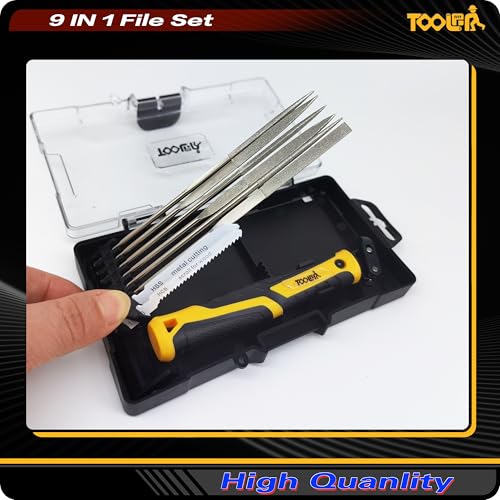 Limes à aiguilles TOOLAN à poignée ergonomique et mécanisme interchangeable - 8