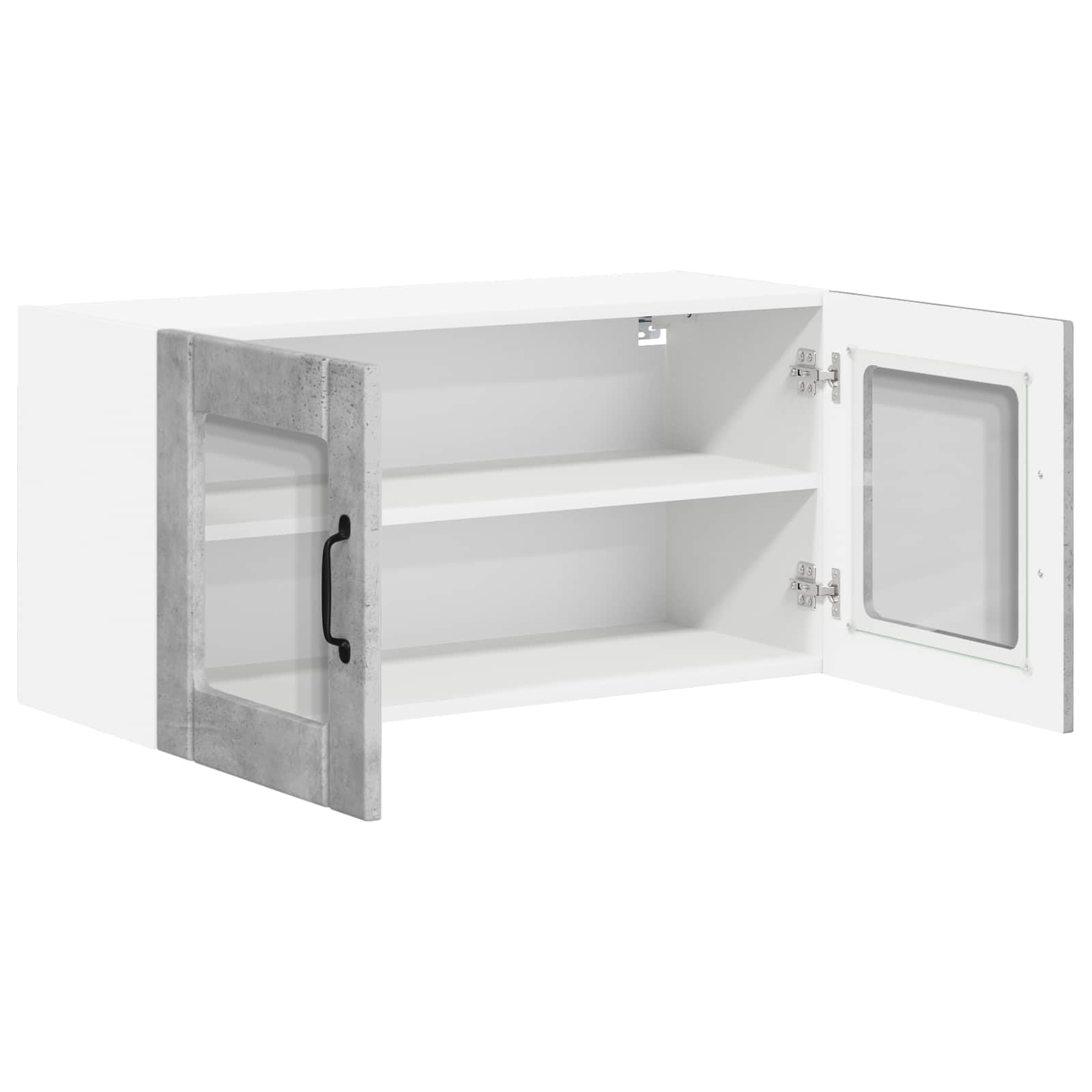 Armadio 80x31x40 cm con 2 ante con 2 ripiani in legno